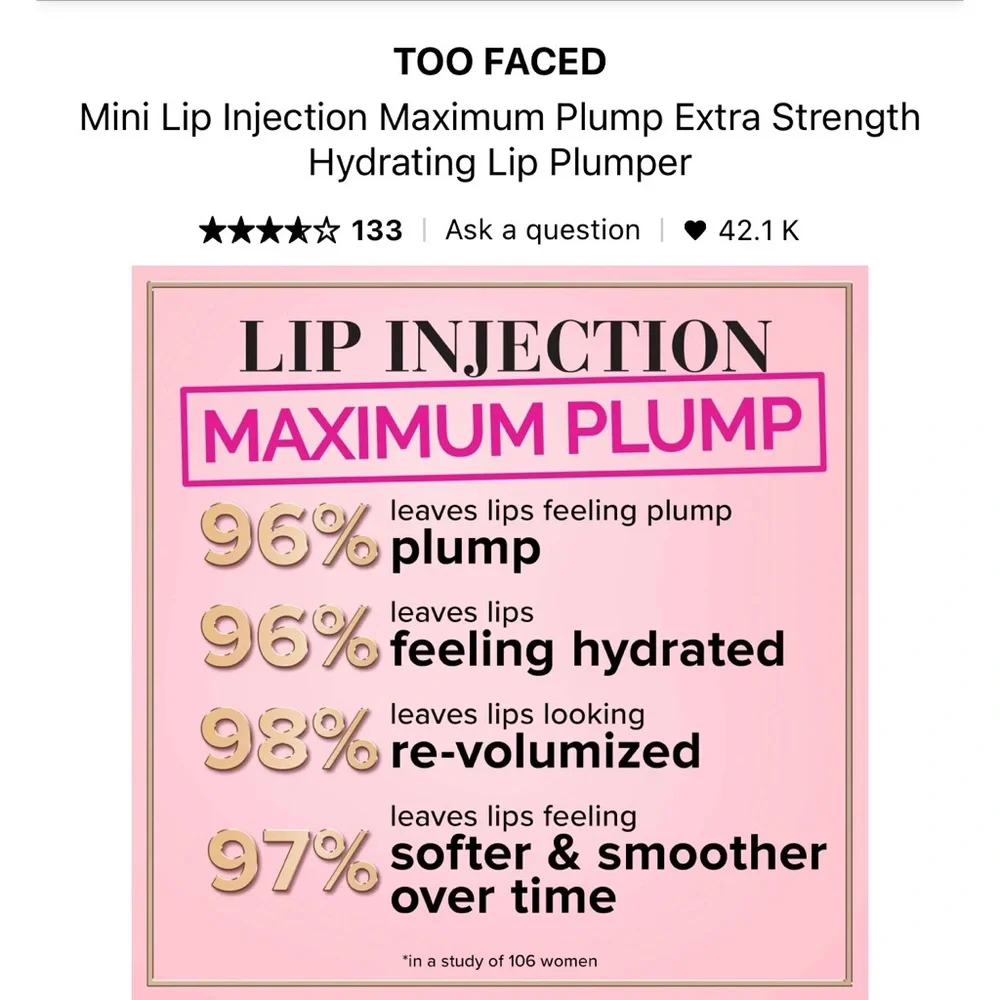 Too Faced Lip Injection Extreme - Picture 7 of 11
